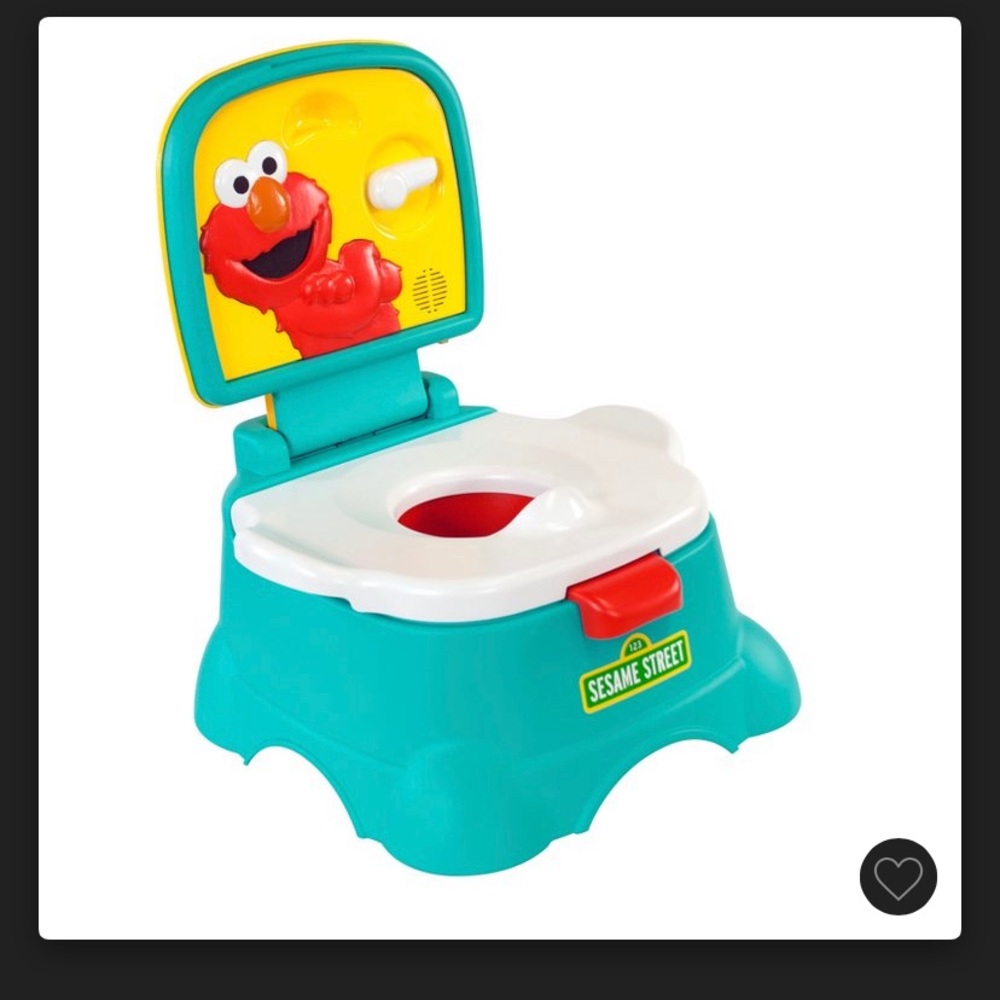 Elmo potty (yells horay when you flush)